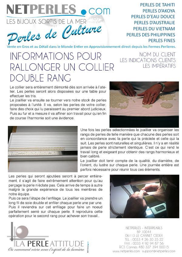 Exemple de modification d'un bijou, le soin est apporte a toute vos demandes